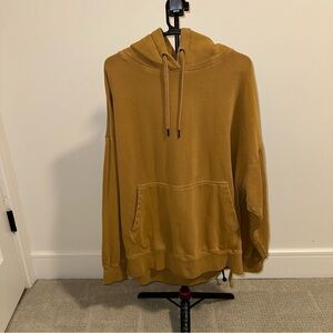 Ksubi Tan Biggie Hoodie With Plus Signs in Back Super Cozy French Terry Men’s